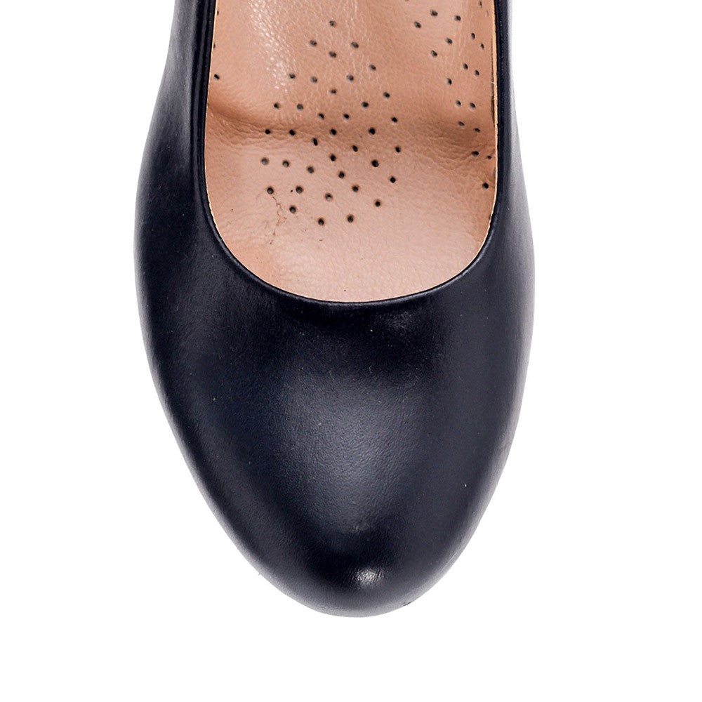 Mona Platformlu Lacivert Hostes  Ayakkabısı