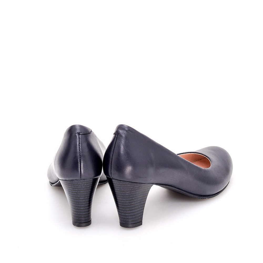 Mina Lacivert % 100 Deri Comfort Ayakkabı