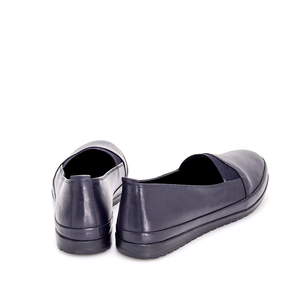 Ann Lastikli Lacivert Comfort Hostes Ayakkabı