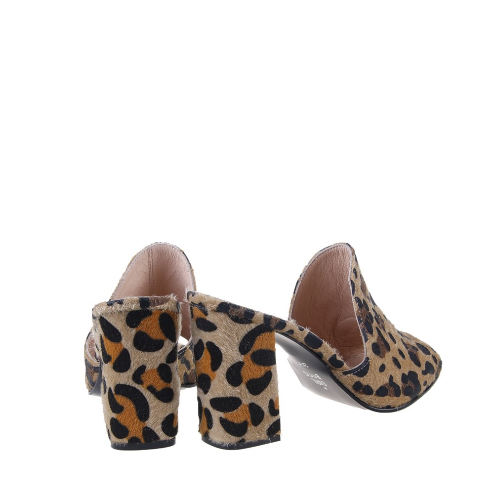 Animal Print Leopar Terlik