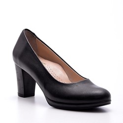 Lia Siyah % 100 Comfort Deri Ayakkabı