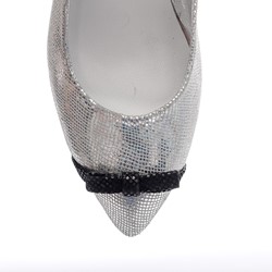 Elia Deri Gümüş Kadın Ayakkabı